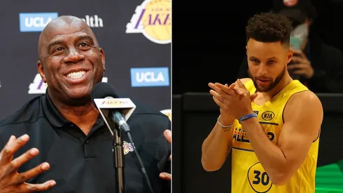 Magic Johnson y Stephen Curry