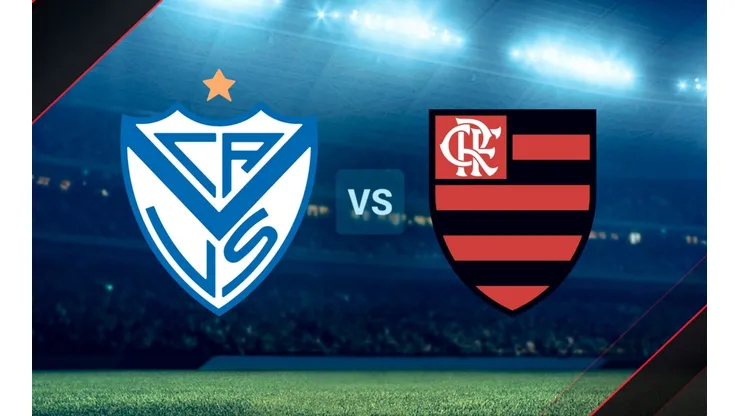 Vélez vs. Flamengo por la Copa Libertadores.