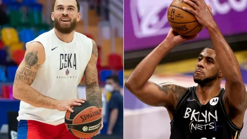 Mike James y LaMarcus Aldridge