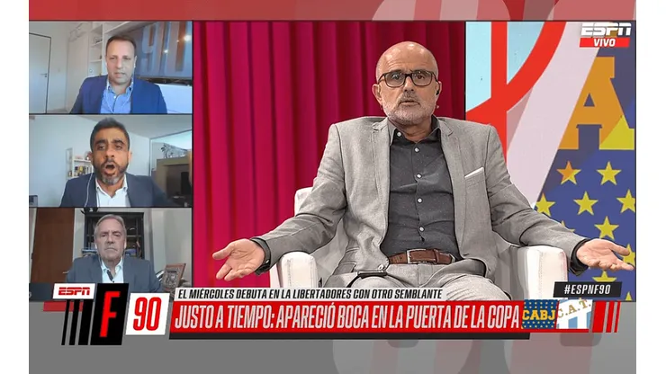 El Negro Bulos se olvidó que estaba al aire y gritó: “¡Esto es Boca!”