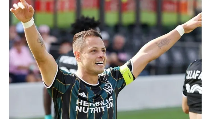 Chicharito recordó a su abuelo tras el doblete ante Inter Miami.