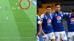 Contra las leyes de la física: golazo de 'Chalaca' de Fernando Uribe al Cali