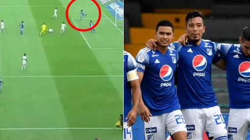 Contra las leyes de la física: golazo de 'Chalaca' de Fernando Uribe al Cali