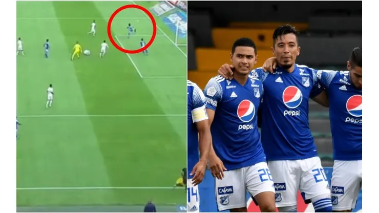Contra las leyes de la física: golazo de 'Chalaca' de Fernando Uribe al Cali
