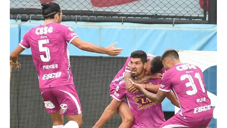 El festejo de los jugadores de Arsenal.