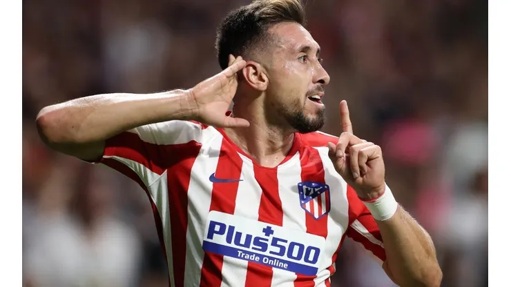 Héctor Herrera, titular en la goleada de Atlético sobre Eibar.