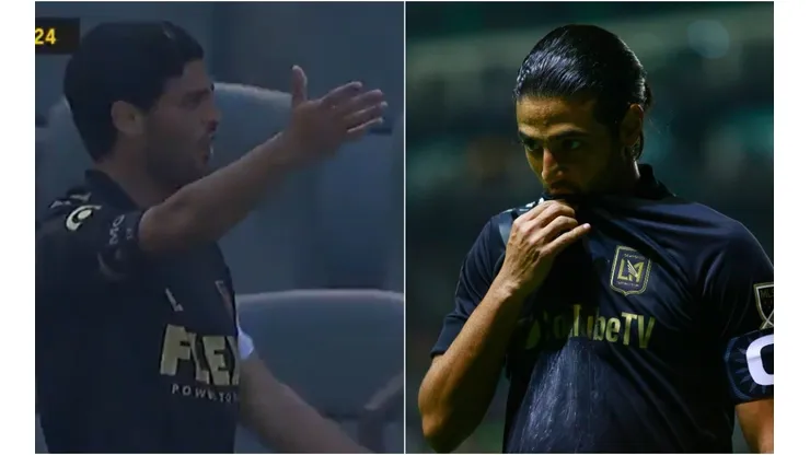 Carlos Vela explotó tras ser sustituido sin sentido en el debut de LAFC