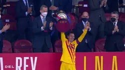 Video viral: la felicidad de Messi al levantar la Copa del Rey