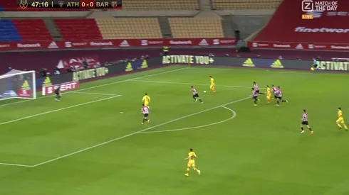 ¡Era el primero! El insólito errado de Griezmann en la final de la Copa del Rey