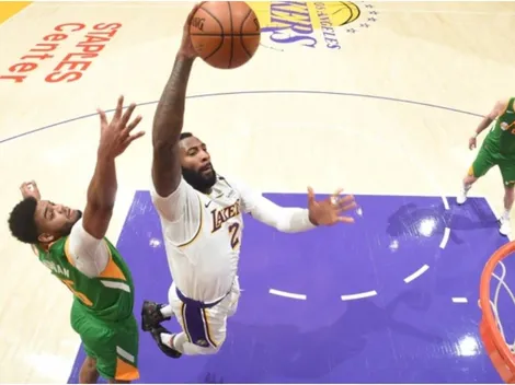 Andre Drummond se creció ante Utah Jazz en triunfo de Los Angeles Lakers