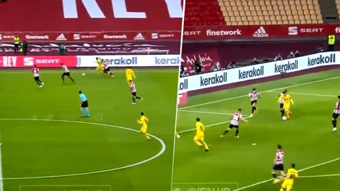 ¡Golazo de Messi! ¡Arrancó de mitad de cancha y marcó el 3-0 del Barcelona!