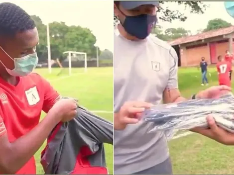 Juveniles de América que utilizaban indumentaria 2019 hasta ahora recibieron la actual