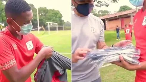 Juveniles de América que utilizaban indumentaria 2019 hasta ahora recibieron la actual