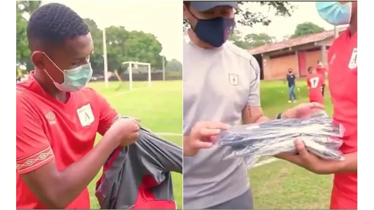 Juveniles de América que utilizaban indumentaria 2019 hasta ahora recibieron la actual