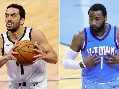 Video: Campazzo quedó cara a cara y la estrella de los Rockets lo insultó