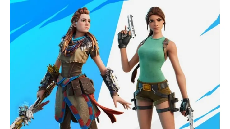 Se retrasa el nuevo modo de Fortnite que empareja a Lara Croft y Aloy