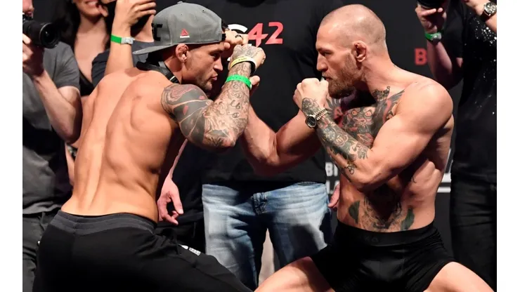 Dustin Poirier y Conor McGregor