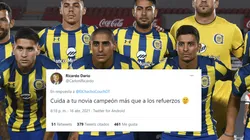 "Cuidá a tu novia, campeón", el desubicado tuit del vicepresidente de Central a un hincha