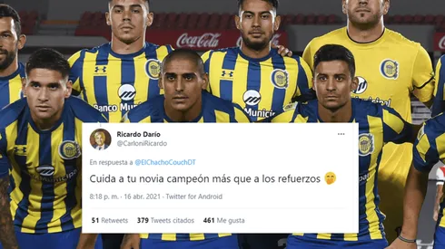 "Cuidá a tu novia, campeón", el desubicado tuit del vicepresidente de Central a un hincha