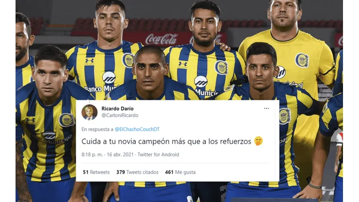 "Cuidá a tu novia, campeón", el desubicado tuit del vicepresidente de Central a un hincha
