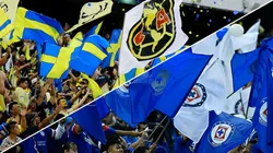 Las aficiones de América y Cruz Azul ya se preparan para alentar en el Clásico Joven.