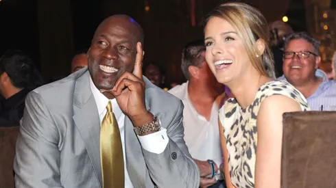 Michael Jordan y Yvette Prieto