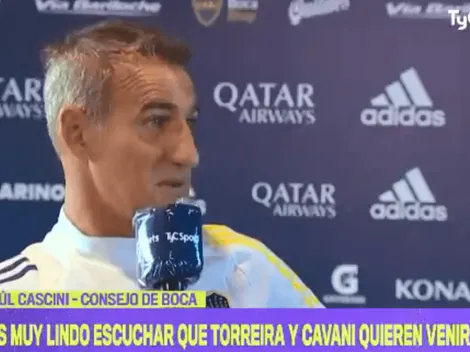 Cascini le pegó a los anti Boca con las posibles llegadas de Cavani y Torreira