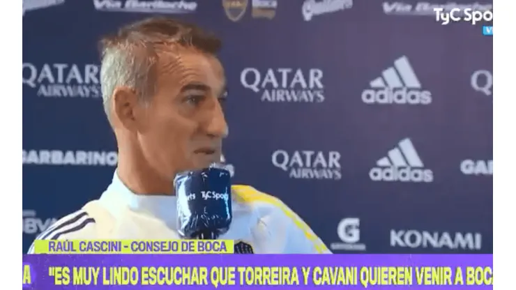 Cascini le pegó a los anti Boca con las posibles llegadas de Cavani y Torreira