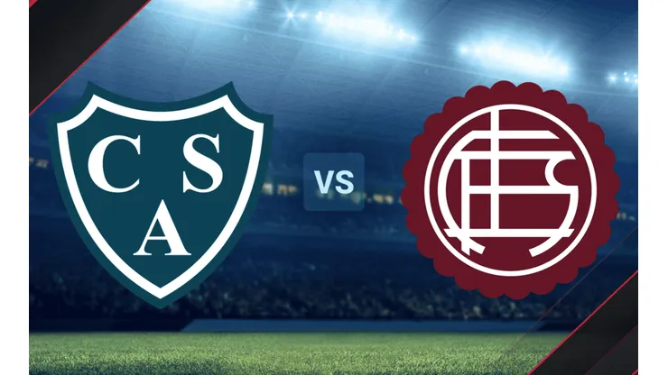 Sarmiento vs. Lanús por la Copa de la Liga Profesional.