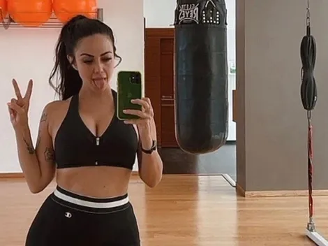 Jimena Sánchez presumió su físico