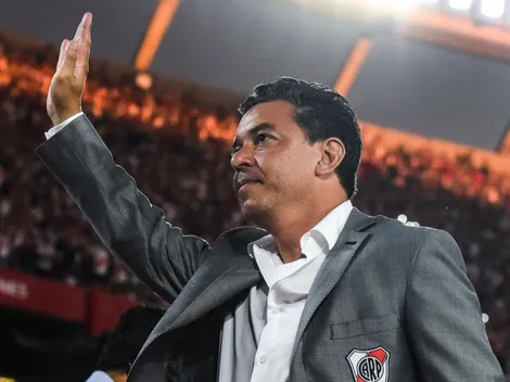 Los hinchas de River enloquecieron cuando Gallardo salió para saludarlos