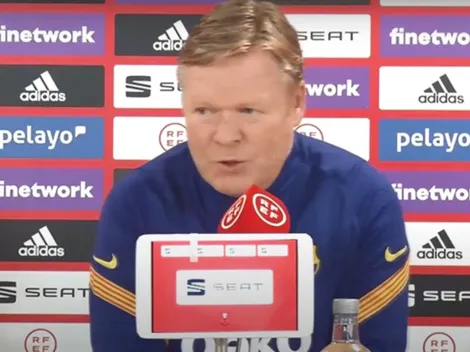 El enojo de Koeman en rueda de prensa antes de la final de la Copa del Rey