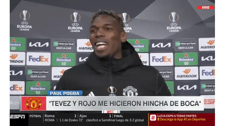 Video: Pogba dijo que es hincha de Boca y contó por qué quiere viajar a Argentina