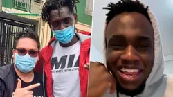 Así fue la historia del hincha que confundió a Juan Moreno y se sacó una foto con desconocido.