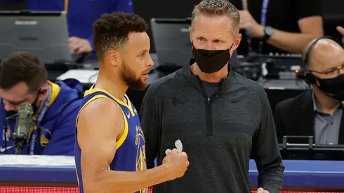 Stephen Curry y Steve Kerr