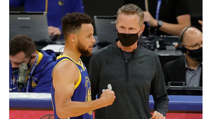 Stephen Curry y Steve Kerr