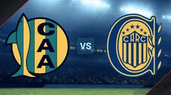 Aldosivi vs. Rosario Central por la Copa de la Liga Profesional.