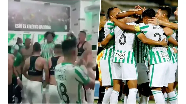 Locura total: así festejó Nacional su pasó en la Libertadores con dedicatoria especial