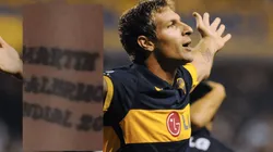 Es de River, hizo una promesa y terminó con un tatuaje de Martín Palermo