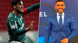 Bulos vio el gol de penal de Gustavo Gómez que casi ataja Unsain y explotó: "Qué oje..."