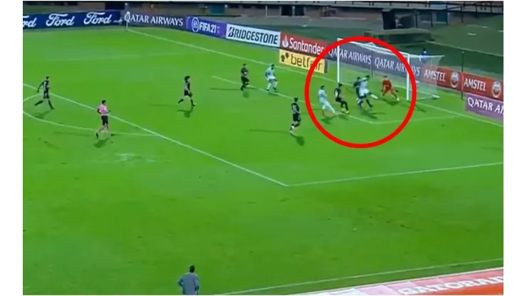 A lo Benzema: golazo de taco de Perlaza para poner a Nacional en ventaja