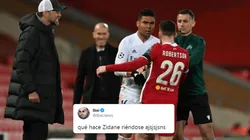 Ibai encontró un detalle insólito en esta foto de Liverpool-Real Madrid