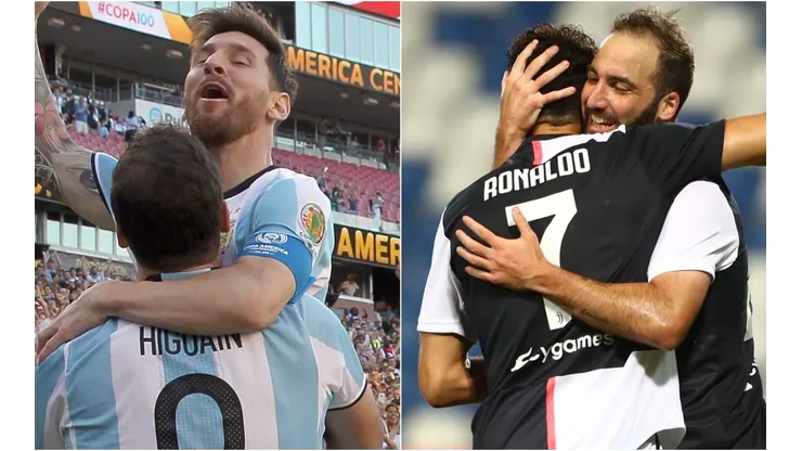 Gonzalo Higuaín, Cristiano Ronaldo y Lionel Messi (Fotos: Getty)