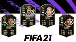 El TOTW 29 del FIFA 21 dominado por argentinos: nuevas cartas de Banega, Paredes, Buendía y Gudiño