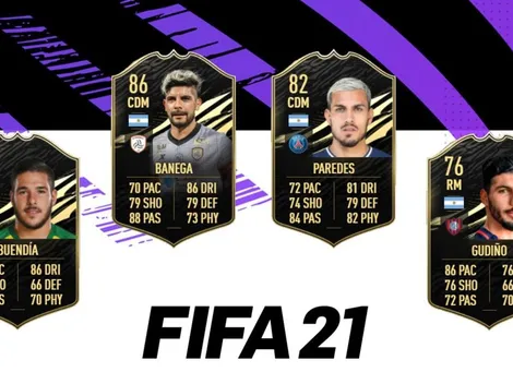 El TOTW 29 del FIFA 21 dominado por argentinos: nuevas cartas de Banega, Paredes, Buendía y Gudiño