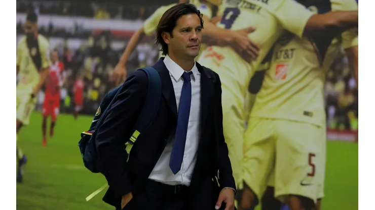 Santiago Solari, con el once inicial de América casi confirmado