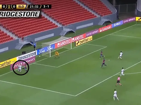 Video: Marcos Leonardo puso el 1-0 de Santos desde un ángulo imposible