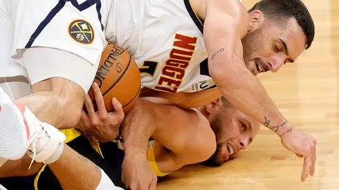 Facundo Campazzo y Stephen Curry