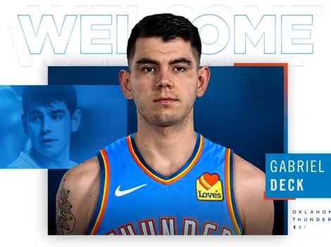 Ya se conoce el número que usará Gabriel Deck en su debut en NBA