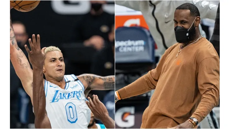 Kyle Kuzma y LeBron James, NBA